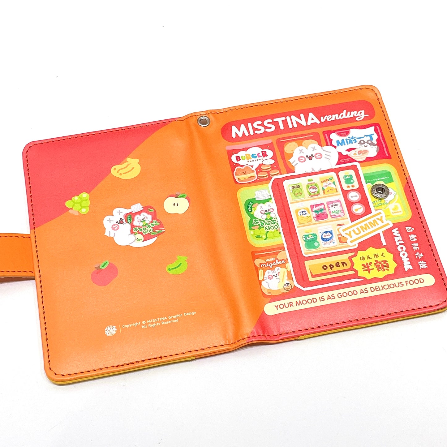 「MISSTINA」 passport holder multi-function ticket holder portable original document bag overseas document holder document set