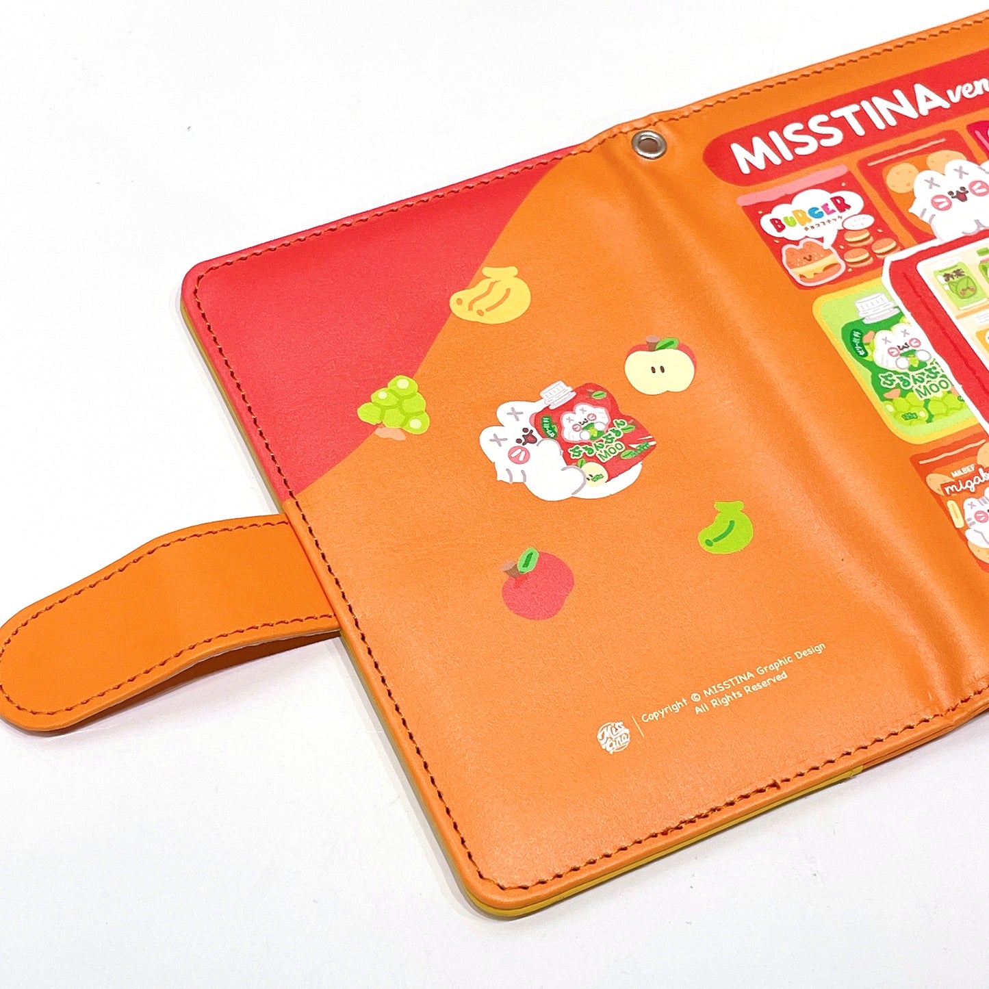 「MISSTINA」 passport holder multi-function ticket holder portable original document bag overseas document holder document set