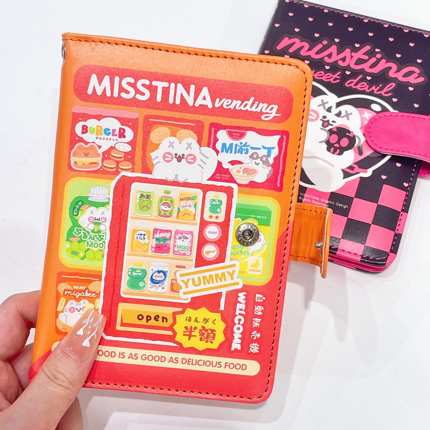 「MISSTINA」 passport holder multi-function ticket holder portable original document bag overseas document holder document set