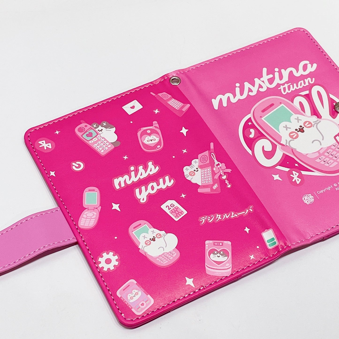 「MISSTINA」 passport holder multi-function ticket holder portable original document bag overseas document holder document set