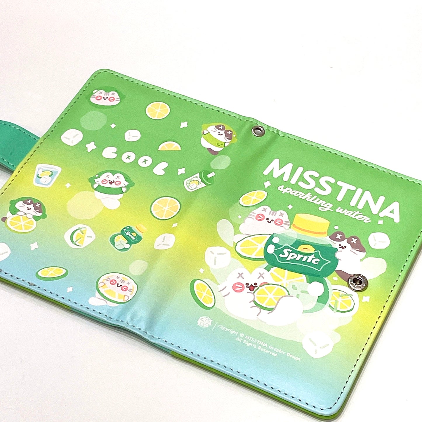 「MISSTINA」 passport holder multi-function ticket holder portable original document bag overseas document holder document set